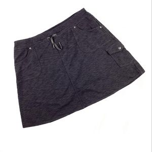 Kuhl Women’s Knit Skort Heather Gray. Sz L